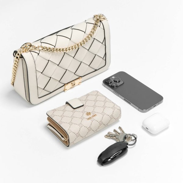 Mylah Woven Flap Chain Convertible Crossbody - Image 5
