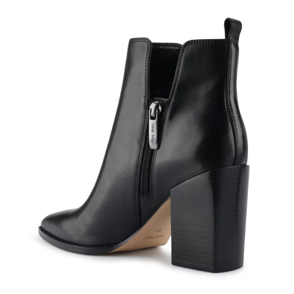 Birds Block Heel Booties - Image 3