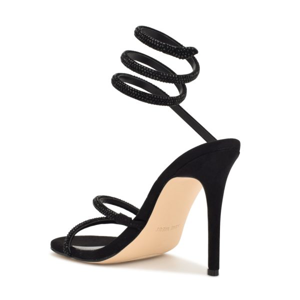 Maskil Ankle Wrap Heeled Sandals - Image 3