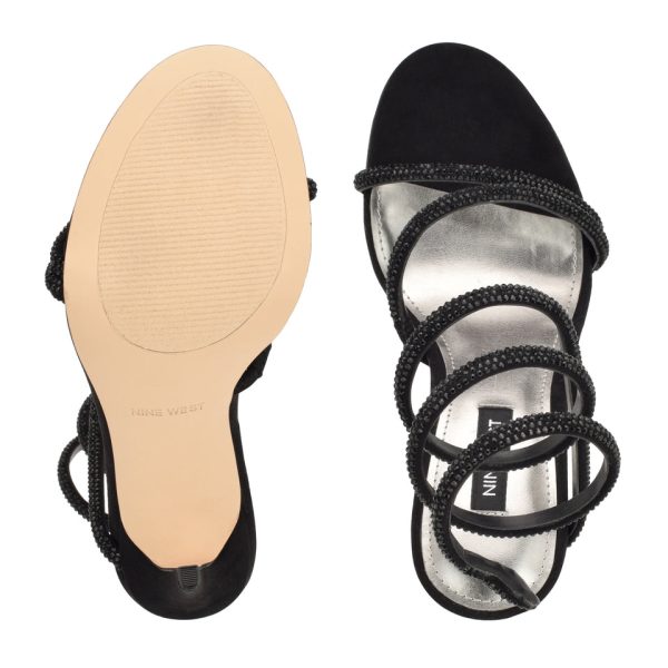 Maskil Ankle Wrap Heeled Sandals - Image 5