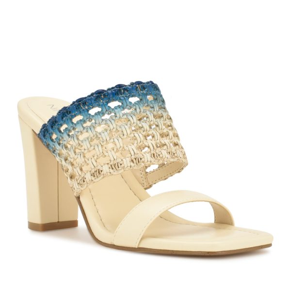 Mylas Heeled Slide Sandals - Image 2