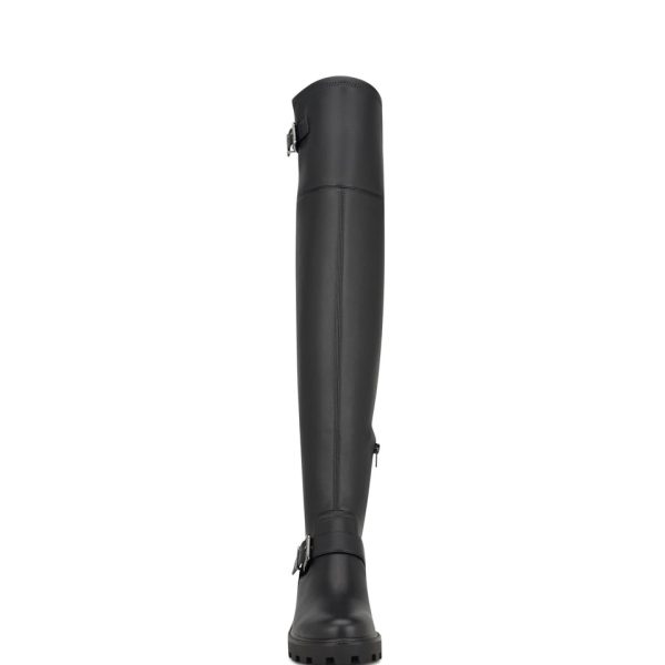 Nans Lug Sole Over The Knee Boots - Image 3