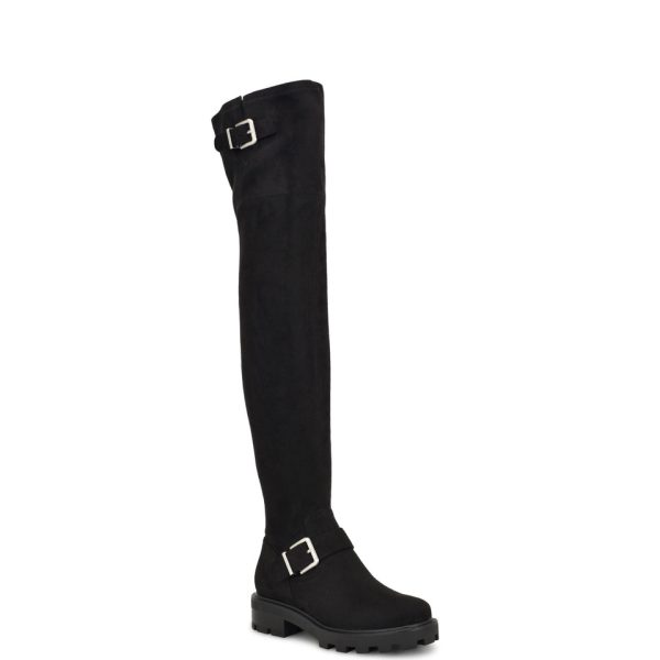 Nans Lug Sole Over The Knee Boots - Image 2