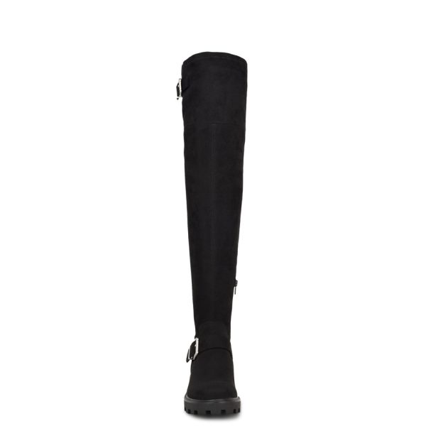 Nans Lug Sole Over The Knee Boots - Image 3