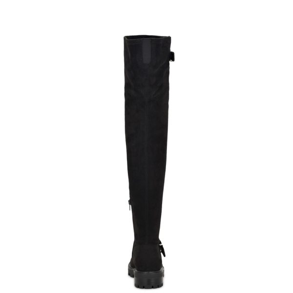 Nans Lug Sole Over The Knee Boots - Image 4