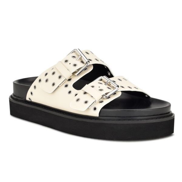 Eleny Buckle Slide Sandals - Image 2