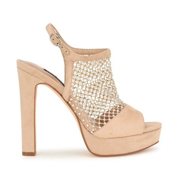 Wohmah Peep Toe Platform Pumps