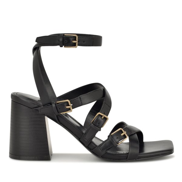 Karrly Ankle Strap Heeled Sandals