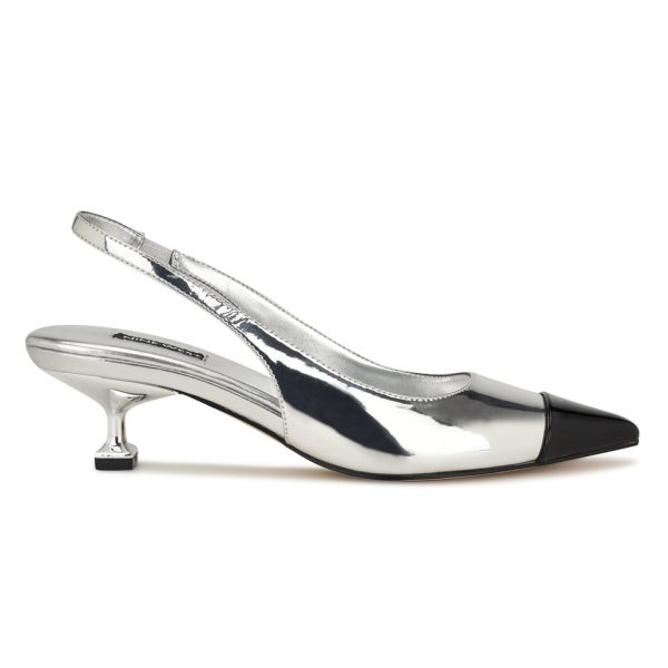 Workit Pointy Cap Toe Slingbacks