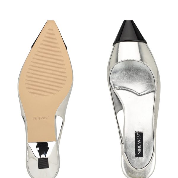 Workit Pointy Cap Toe Slingbacks - Image 5