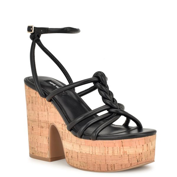 Olander Knotted Platform Sandals - Image 2