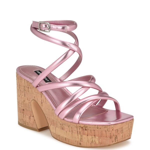Corke Platform Wedge Strappy Sandals - Image 2