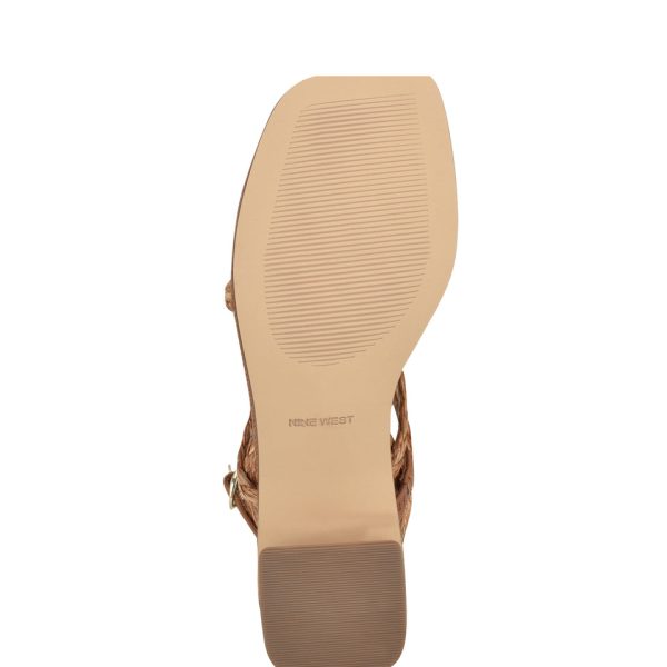 Emolly Raffia Block Heel Sandals - Image 5