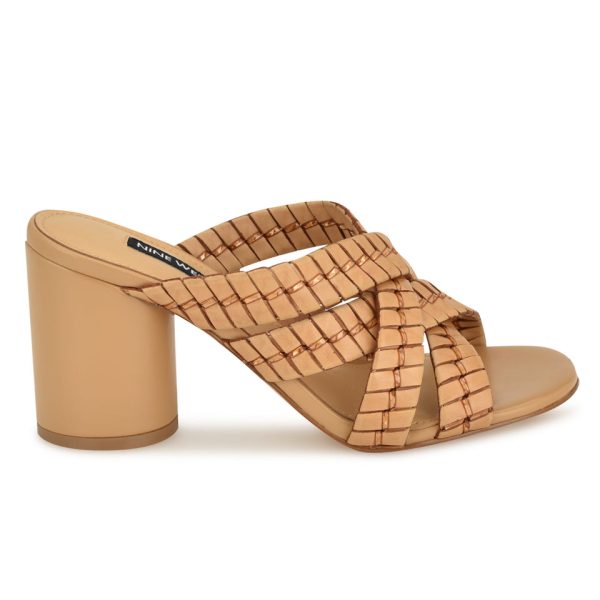 Wenea Strappy Heeled Slide Sandals