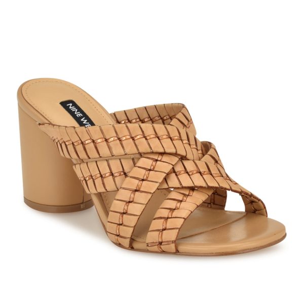 Wenea Strappy Heeled Slide Sandals - Image 2