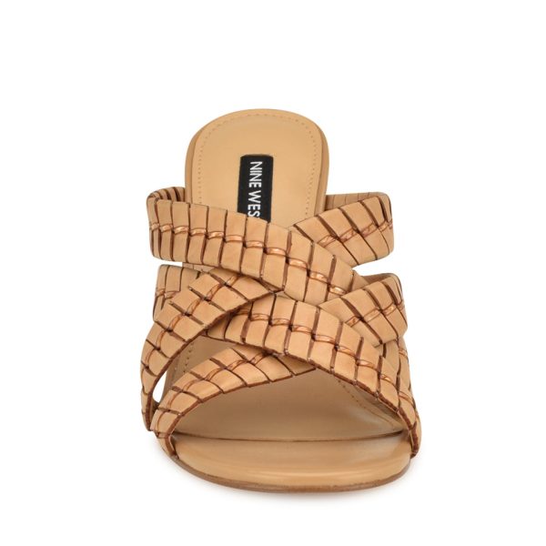 Wenea Strappy Heeled Slide Sandals - Image 3