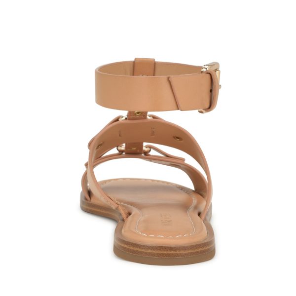 Jouise Ankle Strap Flat Sandals - Image 4