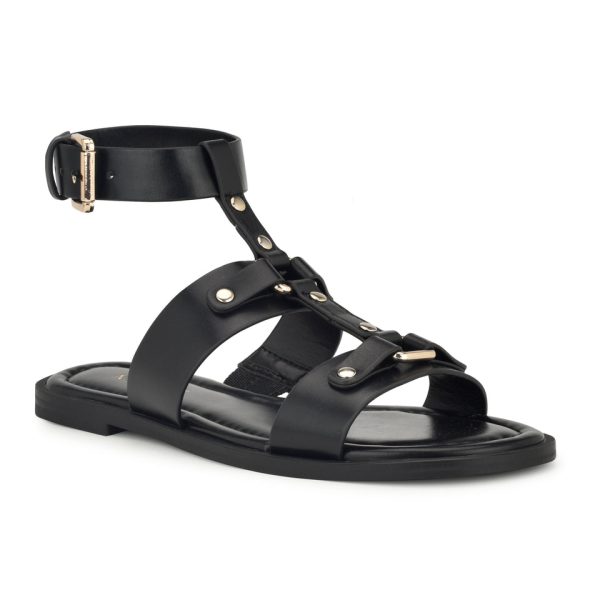 Jouise Ankle Strap Flat Sandals - Image 2