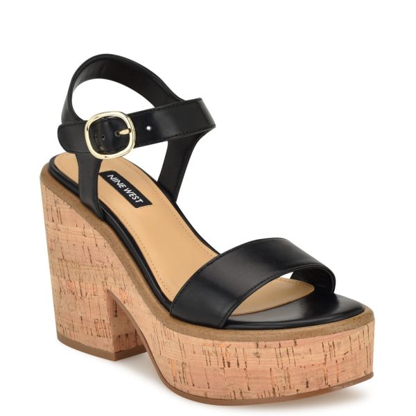 Amye Ankle Strap Wedge Sandals - Image 2