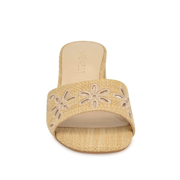 Lidey Eyelet Slide Sandals - Image 3