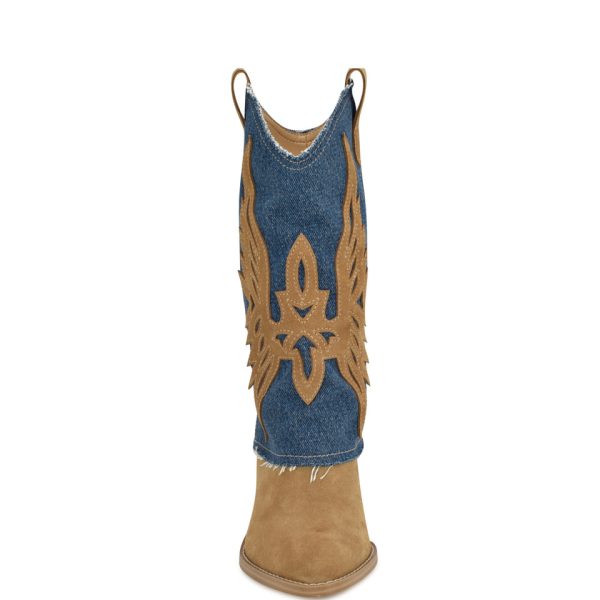 Ringer Detailed Western Boots - Image 2