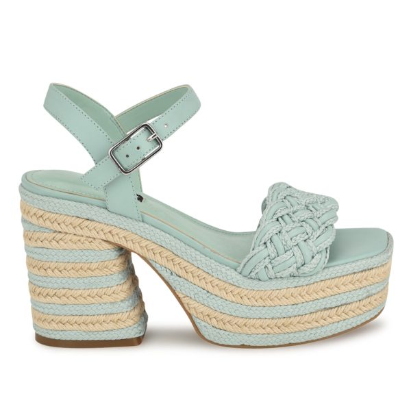 Cinka Woven Platform Sandals