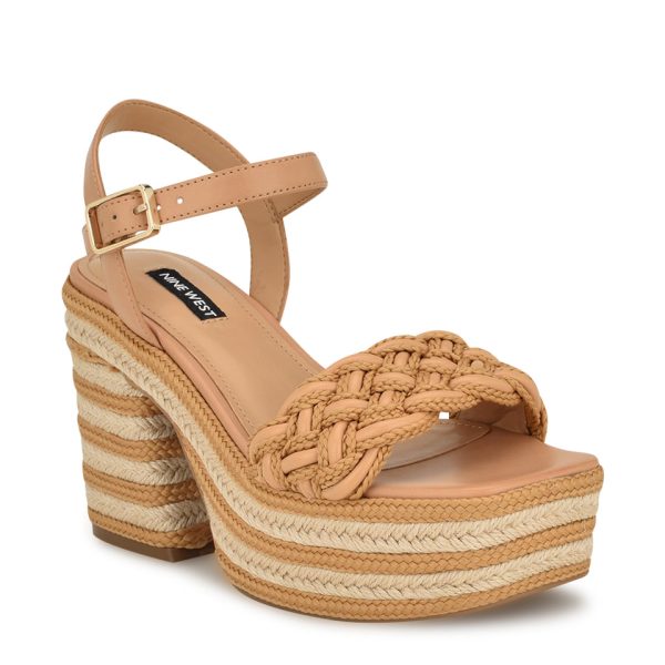 Cinka Woven Platform Sandals - Image 2