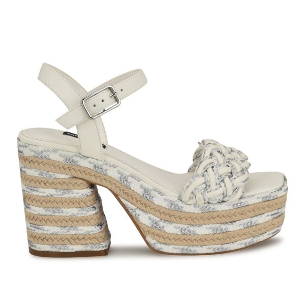 Cinka Woven Platform Sandals