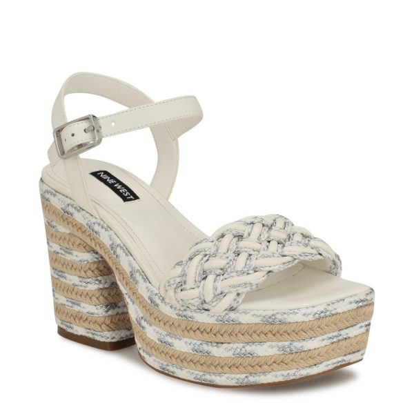 Cinka Woven Platform Sandals - Image 2