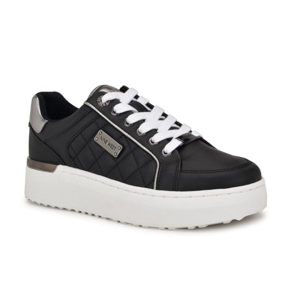 Cafee Lace-Up Platform Sneakers - Image 2
