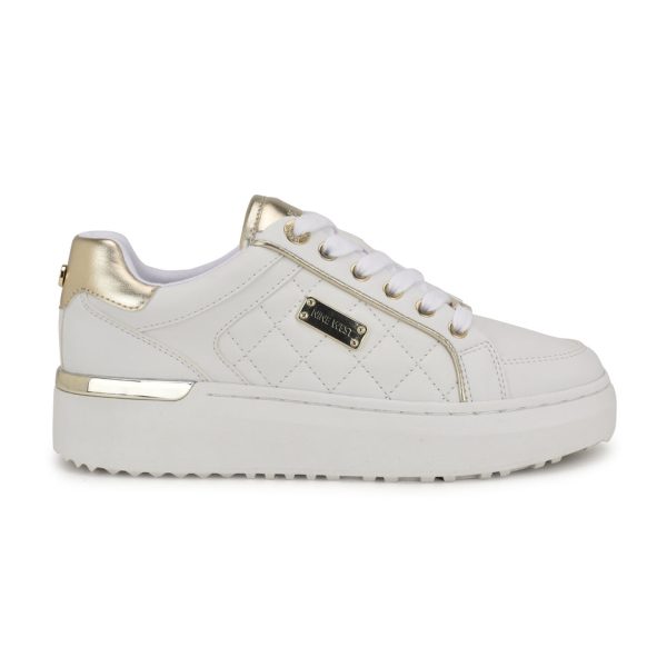 Cafee Lace-Up Platform Sneakers