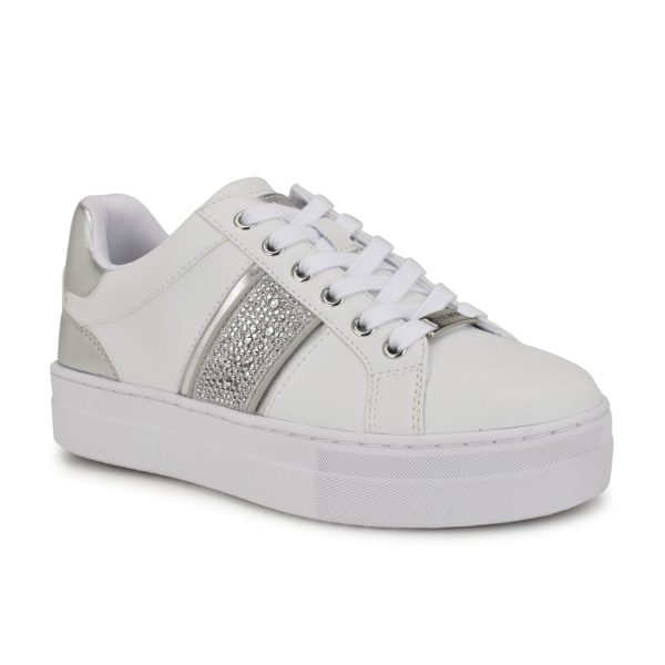 Gator Lace Up Platform Sneakers - Image 2