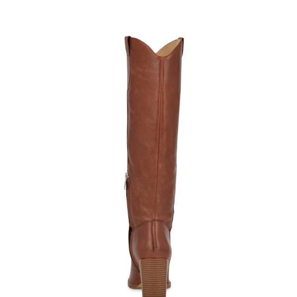 Bromwel Block Heel Boots - Image 4