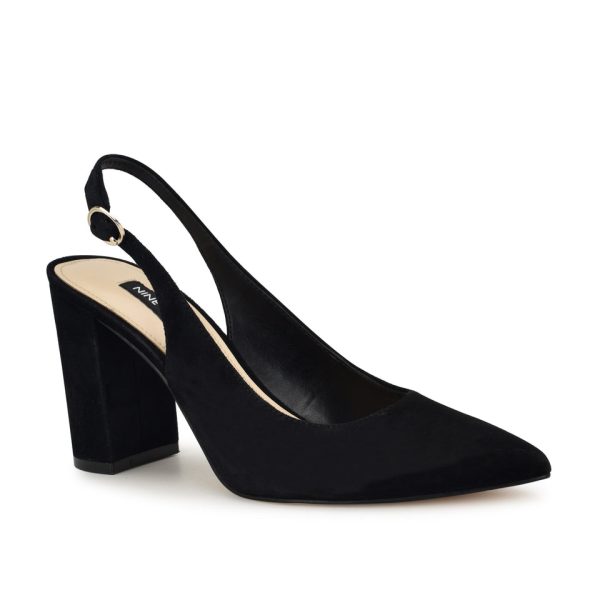 Gompell Block Heel Slingback Pumps - Image 2
