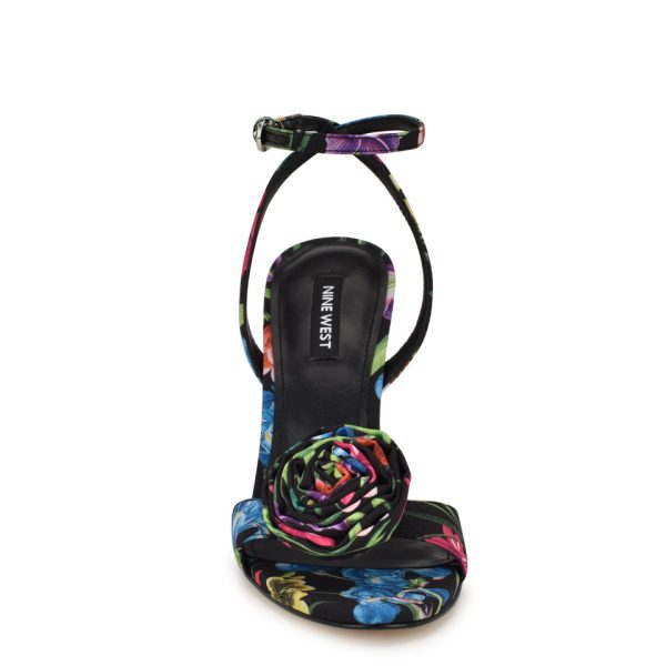 Neve Rosette Ankle Strap Sandals - Image 3