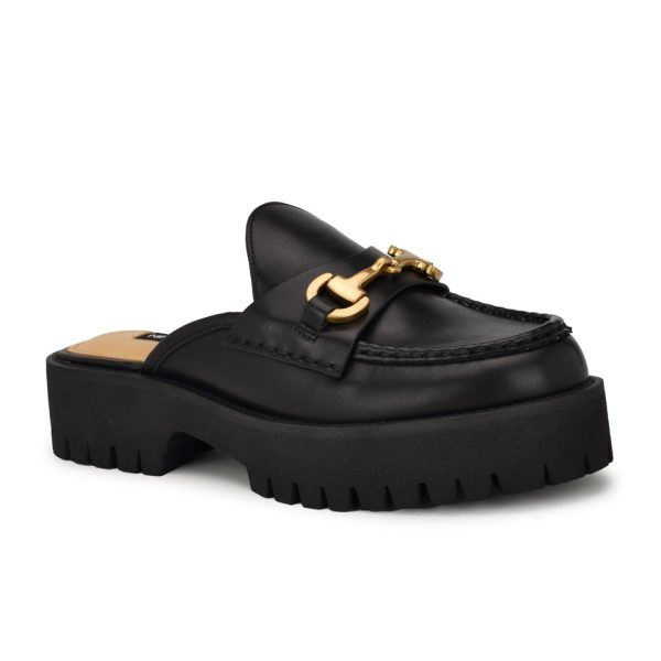 Duntal Lugsole Loafer Mules - Image 2