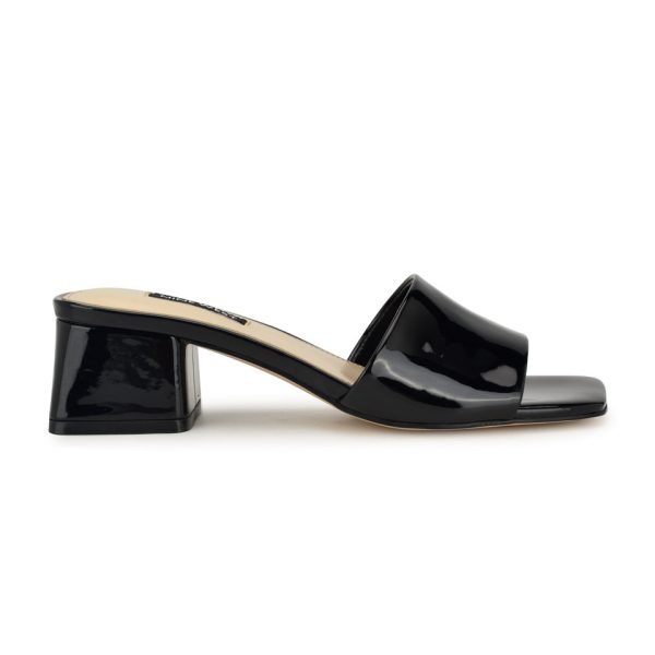 Bamsy Block Heel Slide Sandals