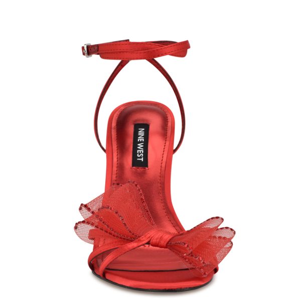 Minky Bow Heeled Sandals - Image 3