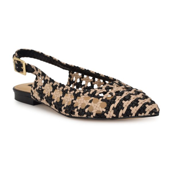 Soel Woven Slingback Flats - Image 2