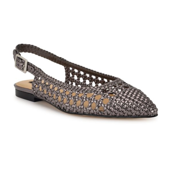 Soel Woven Slingback Flats - Image 2