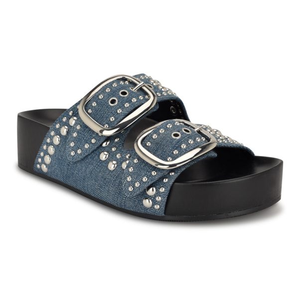 Flinne Studded Footbed Sandals - Image 2