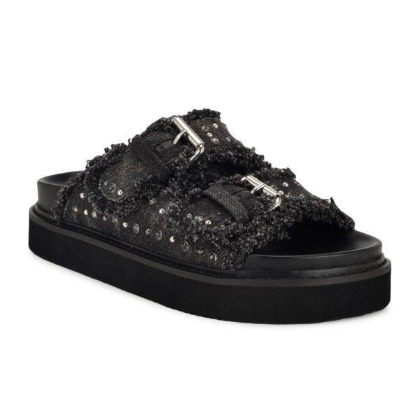 Eleny Buckle Slide Sandals - Image 2
