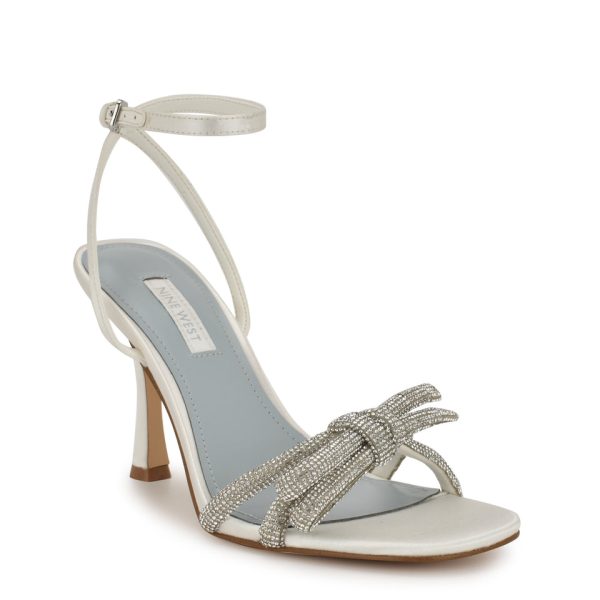 Ivid Rhinestone Bow Sandals - Image 2
