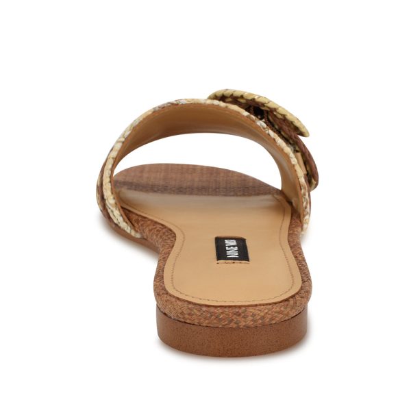 Hohana Flat Slide Sandals - Image 4