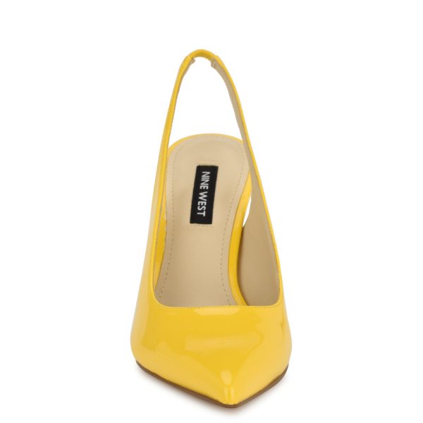 Feather Pointy Toe Slingback Pumps - Image 3