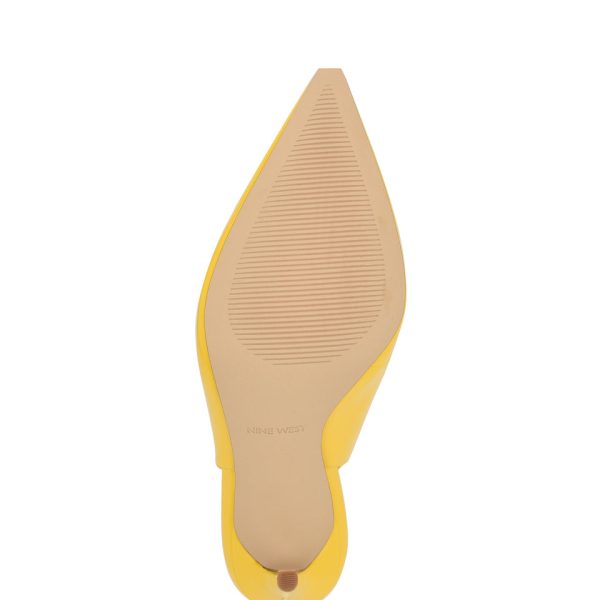 Feather Pointy Toe Slingback Pumps - Image 5