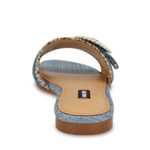Hohana Flat Slide Sandals - Image 4