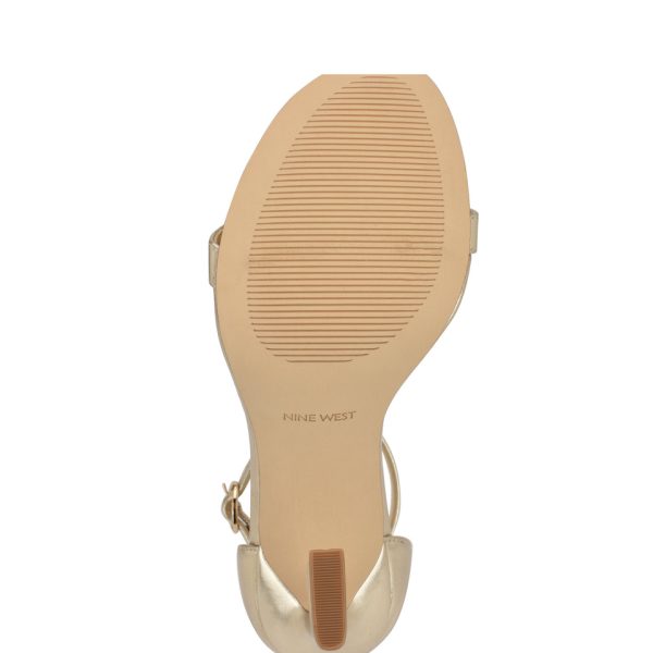 Kharm Rosette Ankle Strap Sandals - Image 5