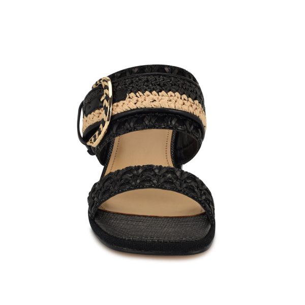 Ebels Block Heel Slide Sandals - Image 3