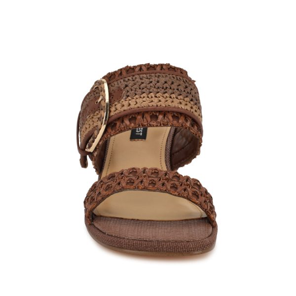 Ebels Block Heel Slide Sandals - Image 3